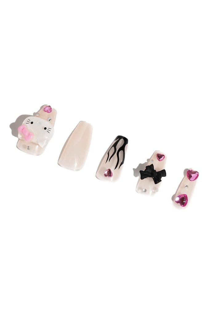Hello Kitty - Press On Nails Koo Pink
